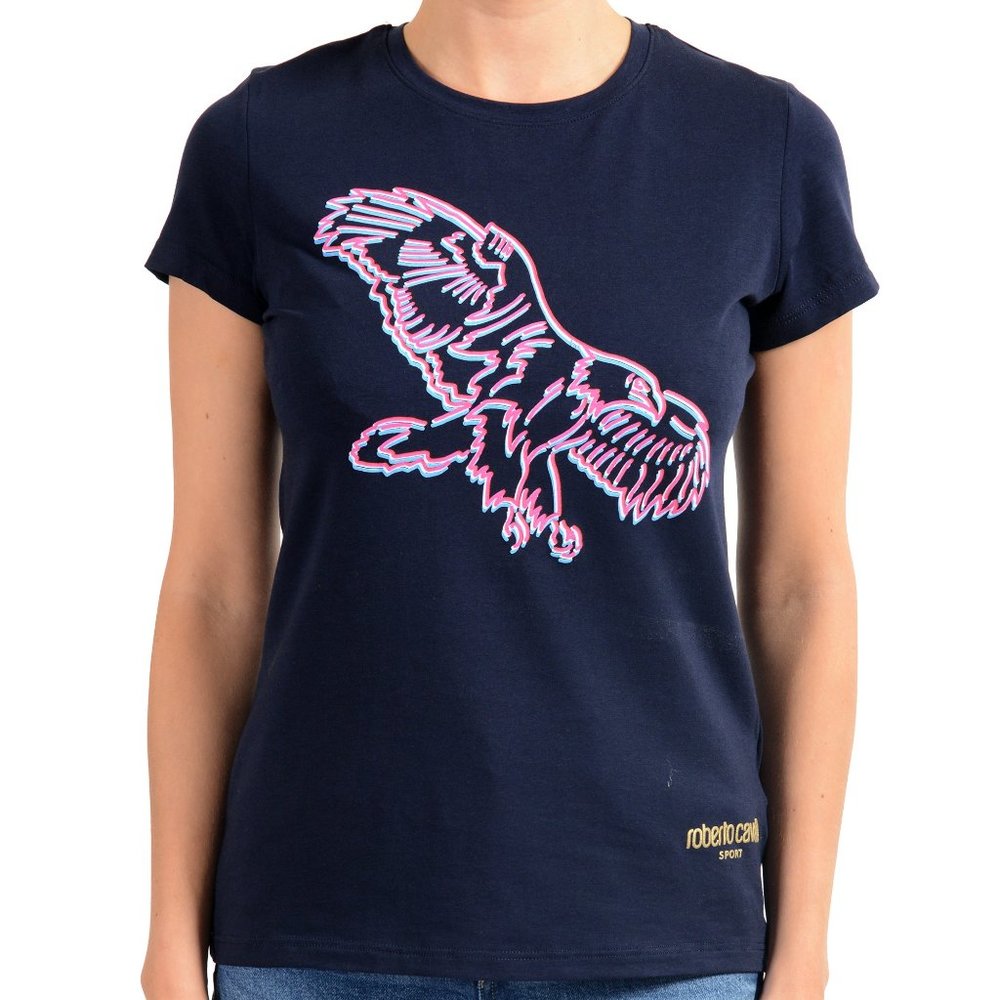 Roberto Cavalli "Sport" Women's Blue T-Shirt